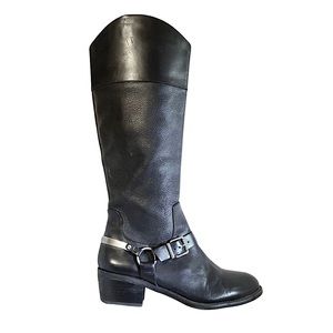 Vince Camuto Black Leather Boots